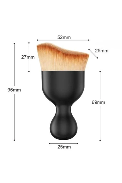 SEKA TARIM Mini Araç Oto Araba Klima Havalandırma Detaylı Temizlik Fırçası Premium Yumuşak Tüylü 1 Adet - 4