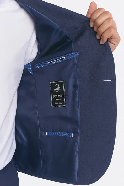 Erkek İtalyan Kesim Tek Düğmeli Blazer Ceket – Klasik ve Modern Şıklık - Resim 6