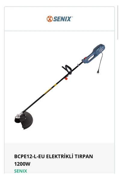 SENIX BCPE12-L-EU ELEKTRİKLİ TIRPAN 1200W SENIX