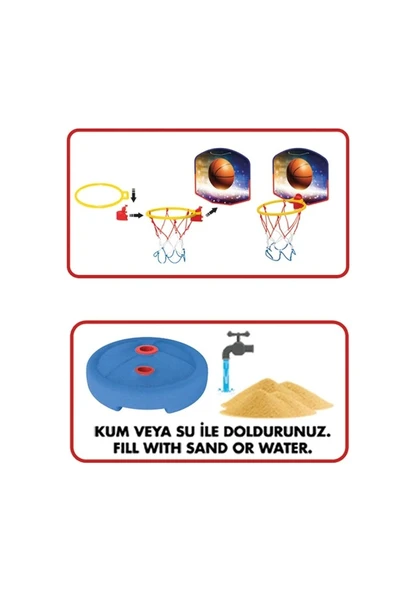 Ayaklı Basket Potası - Resim 3