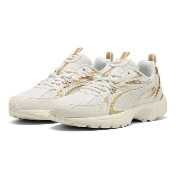 Puma Milenio Tech Wmns DayINight Kadın Bej Sneaker Ayakkabı 40265701 - Resim 2
