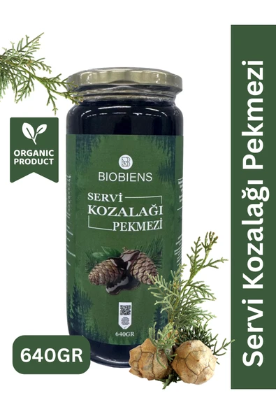 BİOBİENS SERVİ KOZALAK PEKMEZİ 640 GR ürün görseli 1