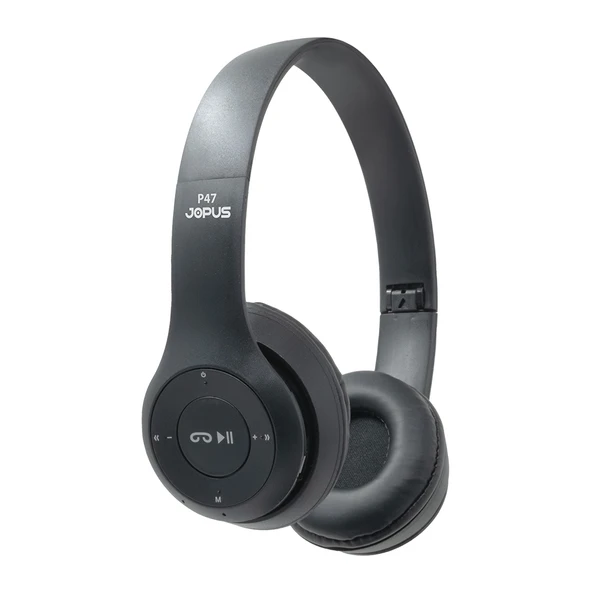Jopus P47 Kablosuz Kulaküstü Bluetooth Kulaklık Mikrofonlu Micro SD Kart Okuyuculu