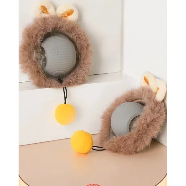 Tüylü Şarjlı Kedi Oyuncağı - Resim 4