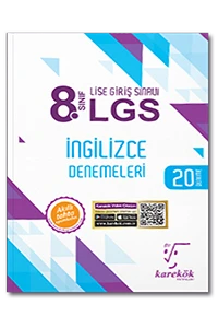 8. Sınıf İngilizce 20 Deneme ürün görseli