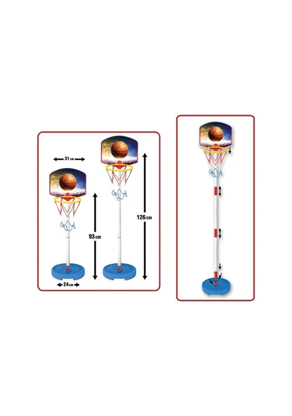 Ayaklı Basket Potası - Resim 5