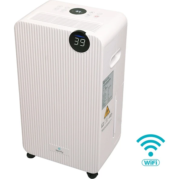 FLY10 Akıllı ( Wi-Fi ) Ev Tipi Nem Alma ve Hava Temizleme Cihazı - 5