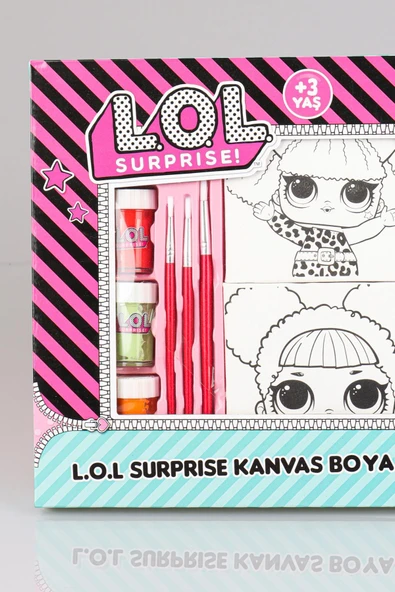L.O.L. SURPRISE Lisanslı L.o.l Surprıse Kanvas Boyama Seti - 2