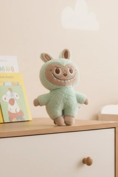 Labubu Peluş Oyuncak Koleksiyon Figürü Hediyelik Çocuk Odası Dekorasyon - 3