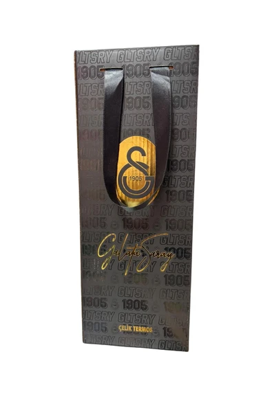 Galatasaray Çelik Termos 650 ML Beyaz Renk Bardaklı Lisanslı Orijinal Ürün Kutulu GS - 2