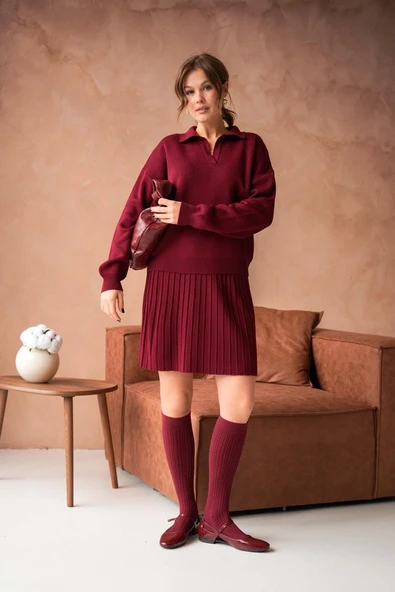 IŞŞIL 12284-Mini Etekli Triko Takım - 8