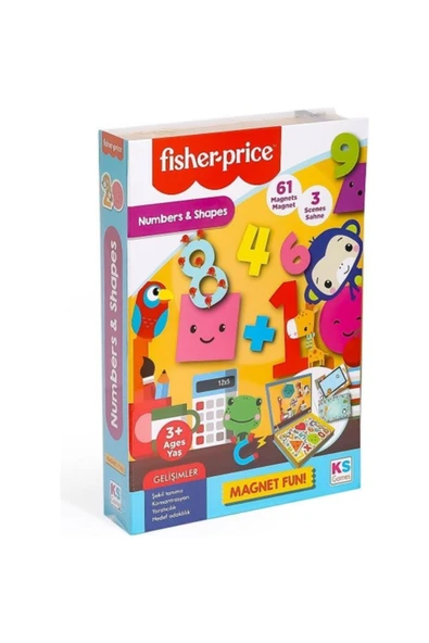 Ks Games FP 13411 Fisher Price Baby Puzzle Numbers Shapes -KS Puzzle