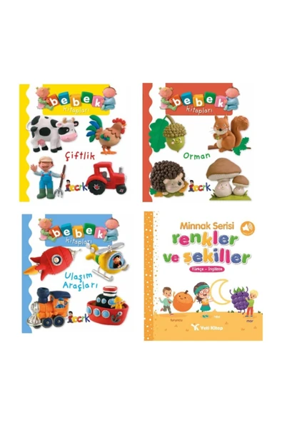 Bıcırık Yayınları Bebek Kitapları Seti (4 Kitap) ürün görseli 1