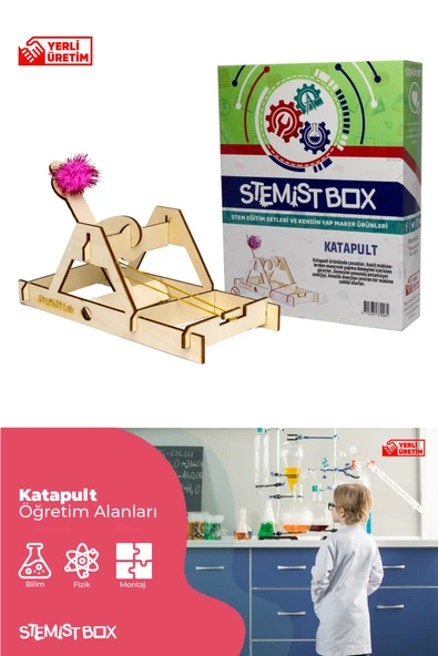 Stemist Box Mancınık Katapult Demonte Uzaktan Eğitime Uygun Stem Eğitici Set