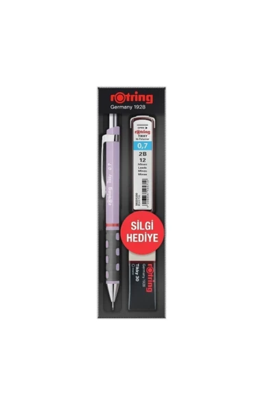 Rotring Tikky Versatil Uçlu Kalem Seti 0.7 lila ürün görseli 1