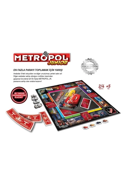 Ks Games Cars Metropol Junior Game CR Kutu Oyun - Resim 2