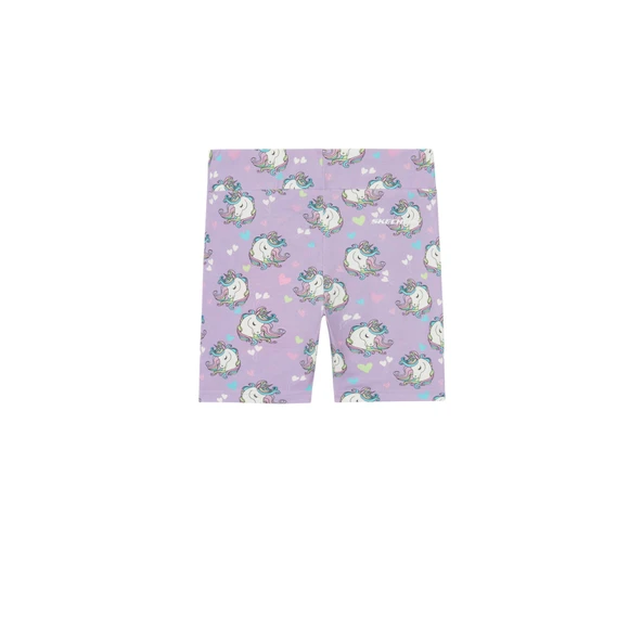 Graphic Tee G Short Sleeve Büyük Kız Çocuk Beyaz Takım SK241034-102 - Resim 4