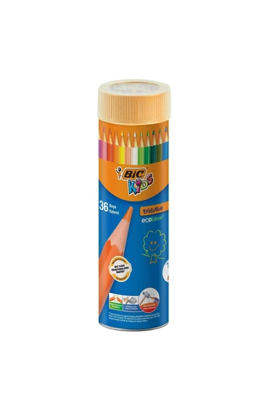 Bic Evolution Kuru Boya Kalemi 36 Renk Metal Tüp 968491