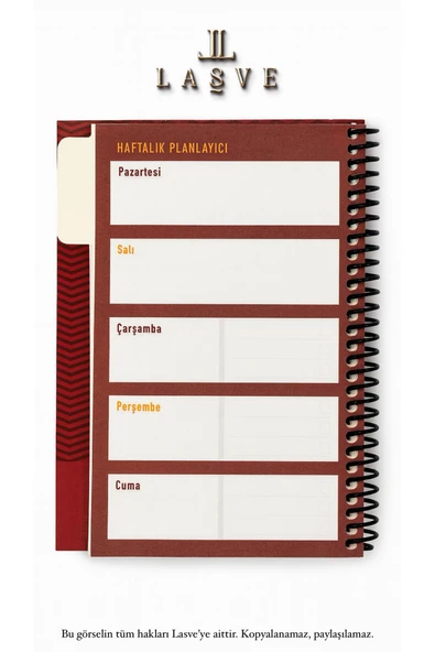 Galatasaray LİSANSLI YENİ SEZON SPİRALLİ PLANLAYICI BLOKNOT AYRACLI KARTON KAPAK - 3