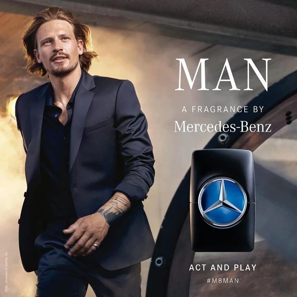 Mercedes-Benz Man EDT 100 ml Erkek Parfümü - Resim 9