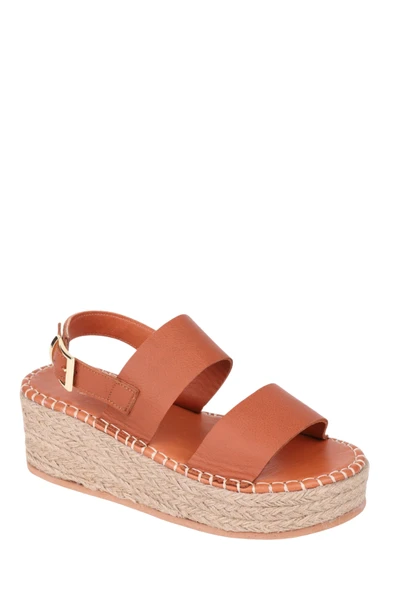 Stato Kalın Taban Kadın Sandalet Taba - Resim 3