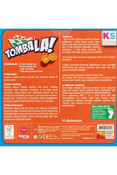 Ks Games Ekonomik Tombala - 2