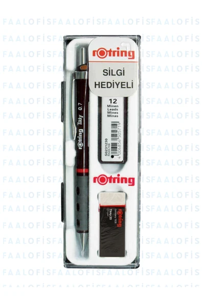 Rotring Tikky Kaliteli Versatil Kalem Set 0.7 Silgi Kalem Ucu Mekanik Uçlu Versatil Kalem - 7