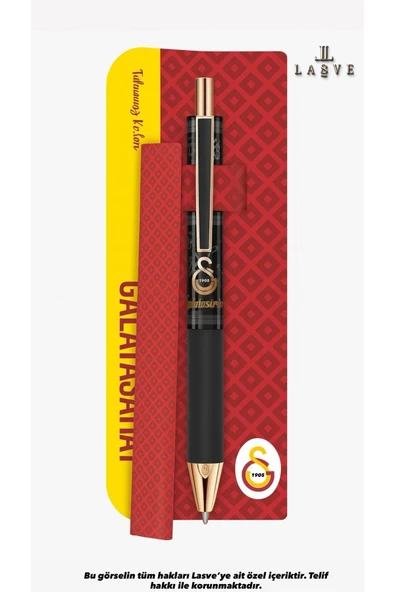 Galatasaray LİSANSLI HYBRID INK MEKANİK TÜKENMEZ KALEM YEDEK UÇLU ürün görseli 1