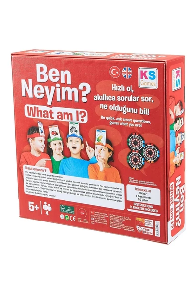 Ks Games Ben Neyim What Am I Yerli Üretim Bil Bakalım Kim Oyunu - Resim 2