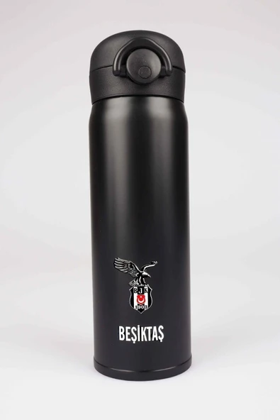 Beşiktaş Lisanslı Çelik Termos 500 ml Kilitli Mug