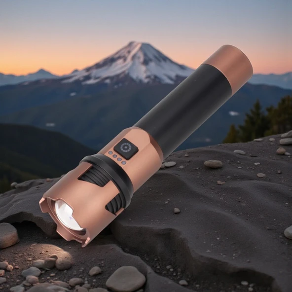 PANTHER PT-4109 USB ŞARJLI EL FENERİ