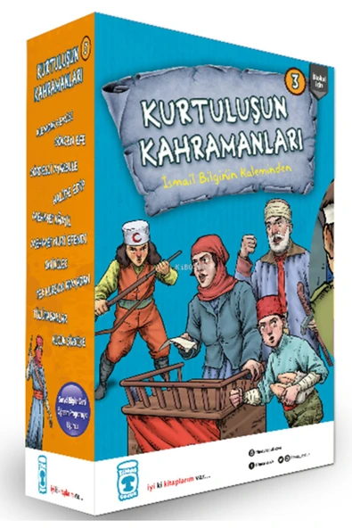 Timaş Çocuk Kurtuluşun Kahramanları 3 Seti (10 Kitap Takım) ürün görseli 1