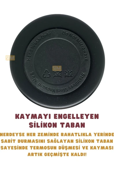 Fenerbahçe Çelik Termos 650 ML Beyaz Renk Bardaklı Lisanslı Orijinal Ürün Kutulu 587190 - 4