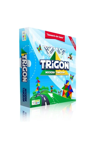 NewToys New Toys Trigon Oyunu Modern Üçgen Tangram Trigon Geometrik Zeka Oyunu ürün görseli 1