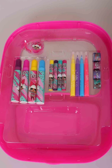 L.O.L. SURPRISE Lisanslı L.o.l Surprıse Çek Çek Çantalı Boyama Seti - 3