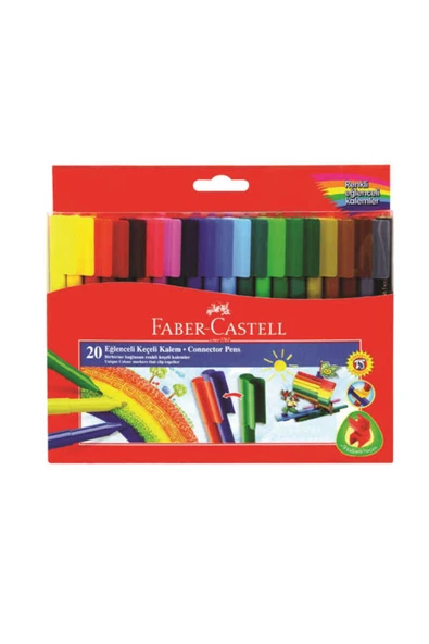 Faber Castell Eğlenceli Keçeli Kalem 20li Poşet ürün görseli 1