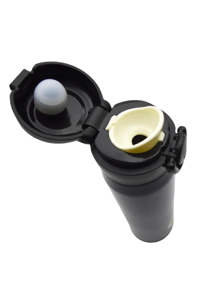 Fenerbahçe Lisanslı Logo Baskılı Kilitli Çelik Termos Matara 400 Ml (555273) - 3