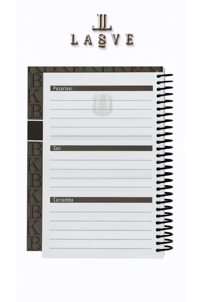 Beşiktaş LİSANSLI YENİ SEZON SPİRALLİ PLANLAYICI BLOKNOT AYRACLI KARTON KAPAK - 3