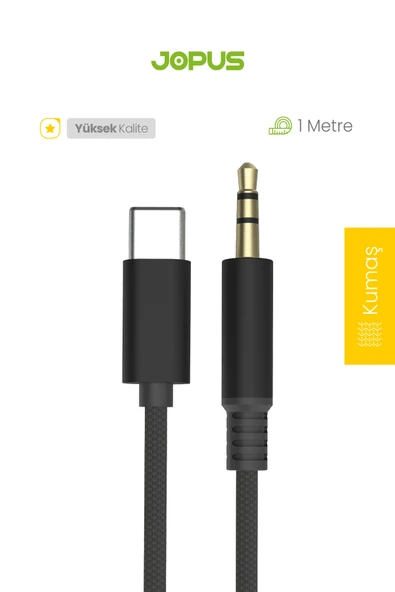 Jopus Universal Type C DAC Aux Dönüştürücü JO-TY07