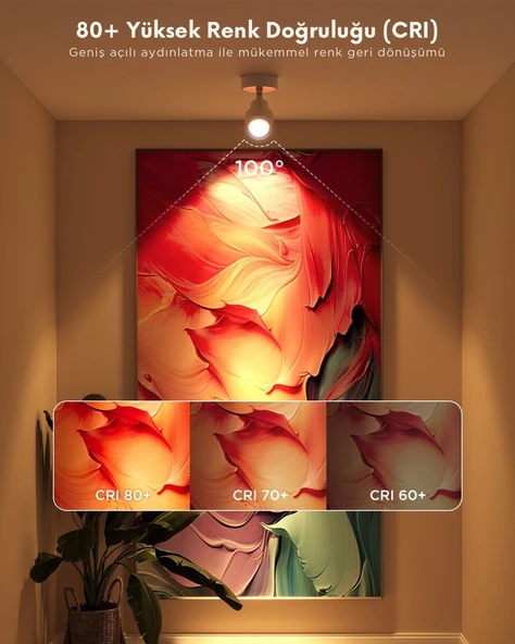 Govee RGBWW GU10 Akıllı Ampul 400 Lümen - 2'li Paket B600D3C1 - 3