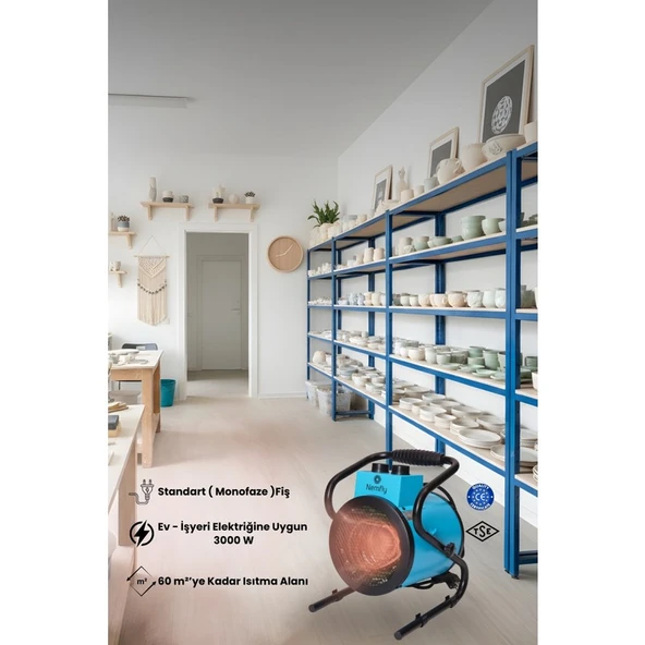 Fly3 Kw Elektrikli Fanlı Isıtıcı - 2