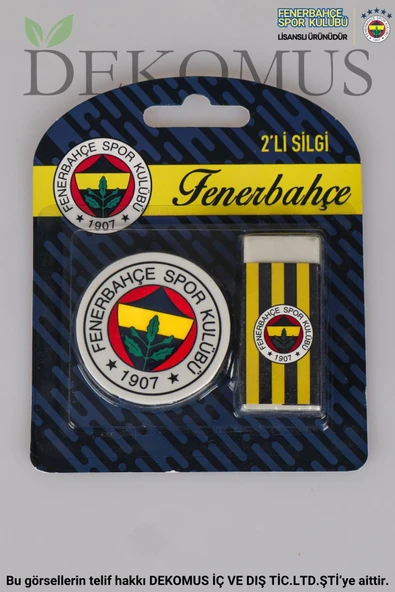 Fenerbahçe YENİ SEZON LİSANSLI FENERBAHÇE 2'Lİ SİLGİ