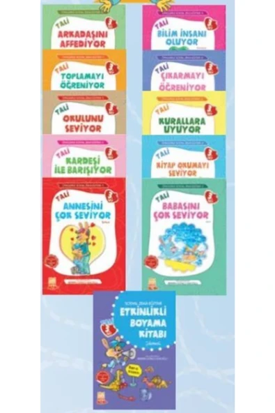 Nesil Yayınları Öykülerle Sosyal Zeka Eğitimi Seti - 11 Kitap Takım