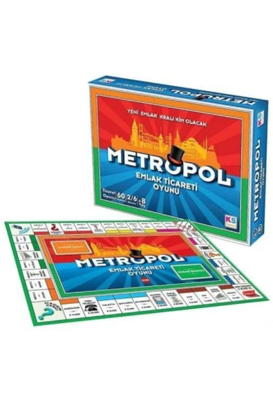 Ks Games Ks Game Metropol Emlak Ticaret Oyunu Monopoly Monopoli Yeni Model - 7