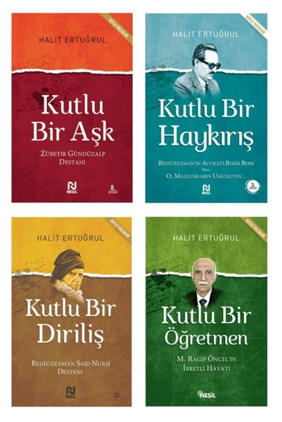 Nesil Yayınları Halit Ertuğrul Kutlu Bir Aşk Seti (4 Kitap)