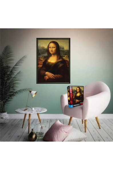 Blue Focus 1000 Parça Puzzle - Mona Lisa - 3