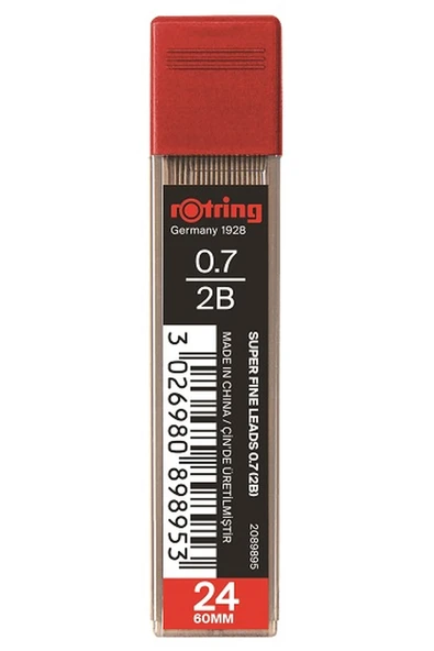 Rotring PASİF ROTRİNG MİN 0.7 MM 2B SÜPER POLİMER 2089895 12 Lİ[sub_name] ürün görseli 1