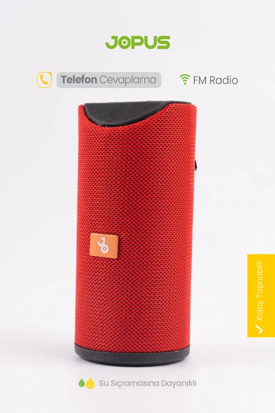 Jopus Aux USB Girişli Radyolu Çoklu Bağlantılı Kablosuz Bluetooth Hoparlör Leda - 11