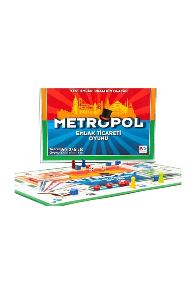 Ks Games Metropol Emlak Ticareti Oyunu Kutu Oyunu Eğlenceli