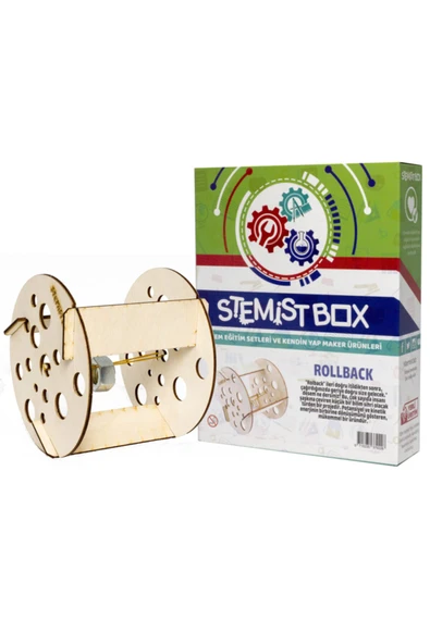 Stemist Box Rollback Ile Enerji Dönüşüm - Stem Eğitim Seti (Eğitici Ve Öğretici Ahşap Oyuncak)
